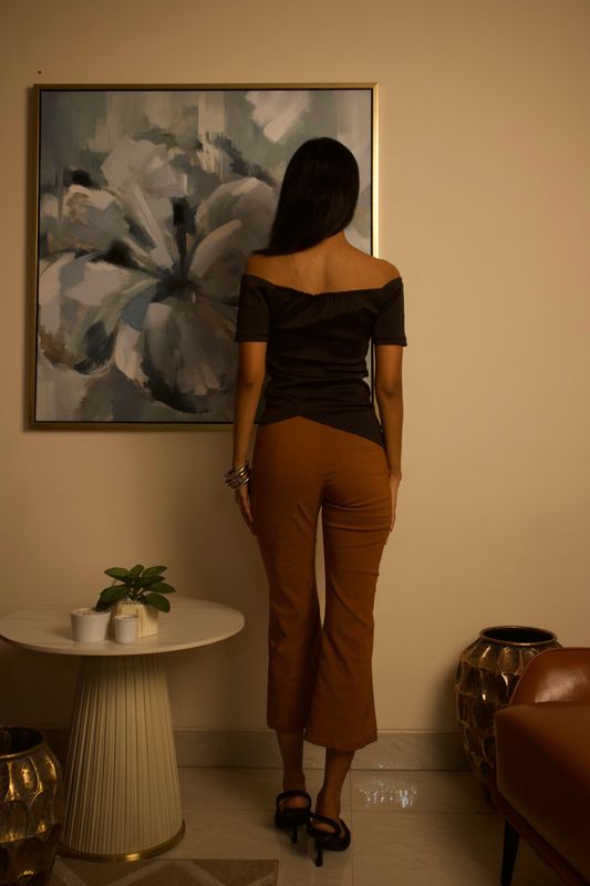 Sepia Toffee 3 Quarter Pants - Image 2