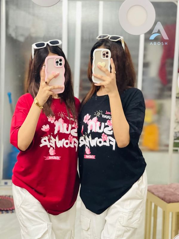 Ladies T-shirt (Sun Flower)