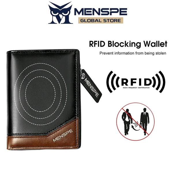 💥MENSPE PU Leather Wallet with Zipper - Image 7