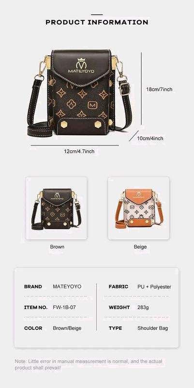 💥MATEYOYO Korean Style Water Resistant Ladies Shoulder Bags - Image 6