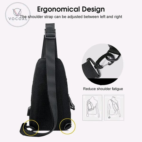 💥Men's Waterproof Cross Body Chest Bag - Image 4