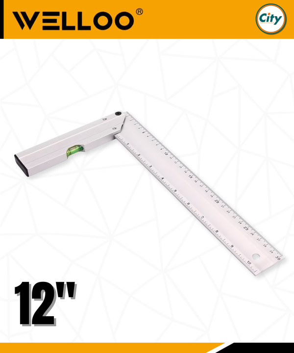 ১২ ইঞ্চি মাটাম প্রিমিয়াম মানের অ্যালুমিনিয়াম মাটাম স্পিরিট লেভেল সহ