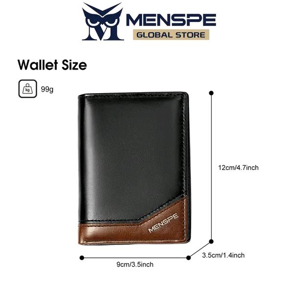 💥MENSPE PU Leather Wallet with Zipper - Image 5