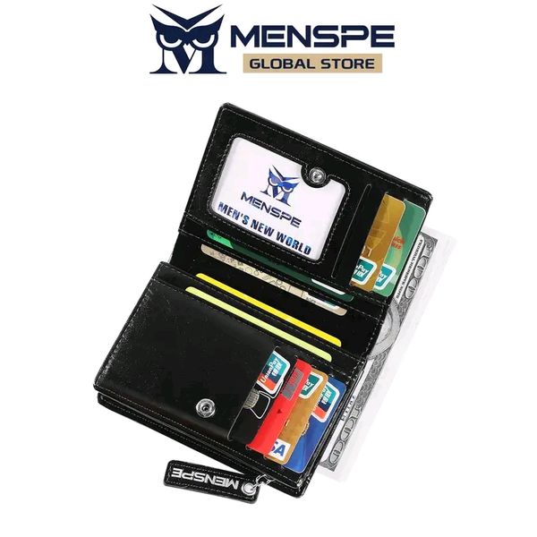 💥MENSPE PU Leather Wallet with Zipper - Image 8