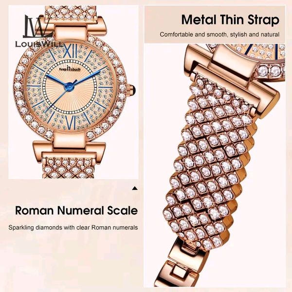 💥LouisWill Steel Strap Waterproof Wristwatch - Image 7