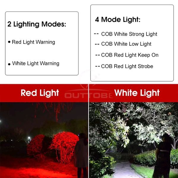 💥Outtobe USB Rechargeable COB Waterproof Powerful LED Headlight - Image 2