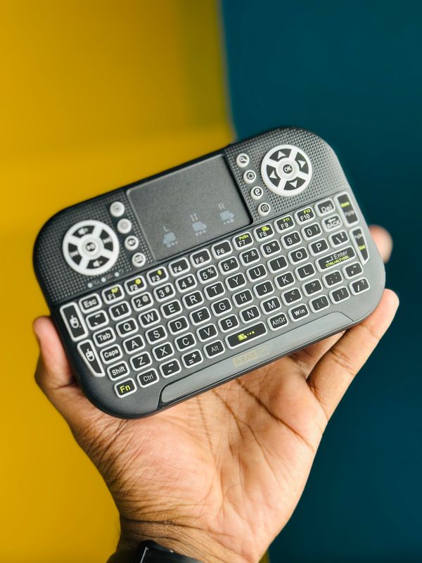 GearUP MK20 2.4GHz + Wireless Dual Mode RGB Backlit Rechargeable Mini Portable Keyboard With Touchpad