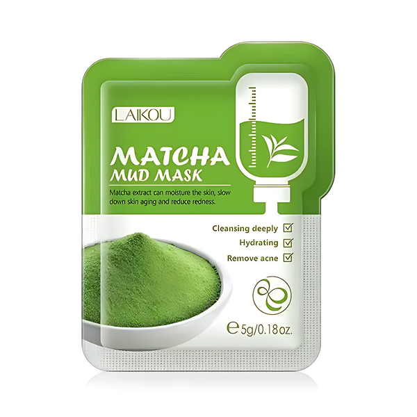 LAIKOU Matcha Mud mask - 5g - 1Pcs