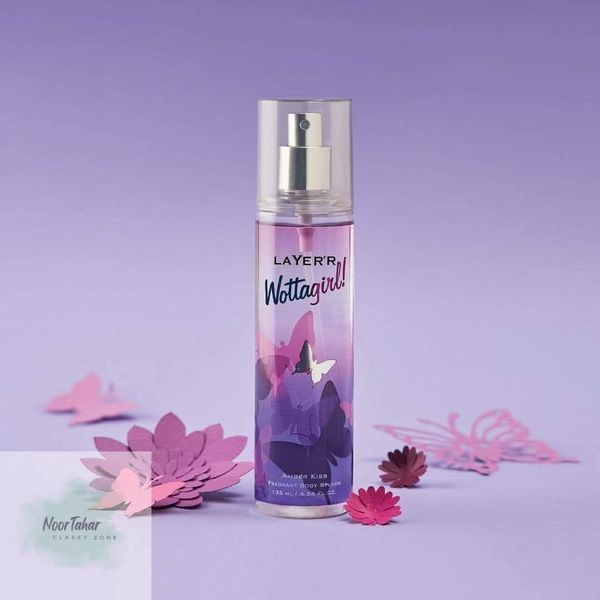 Layer'r Wottagirl amber kiss body splash
