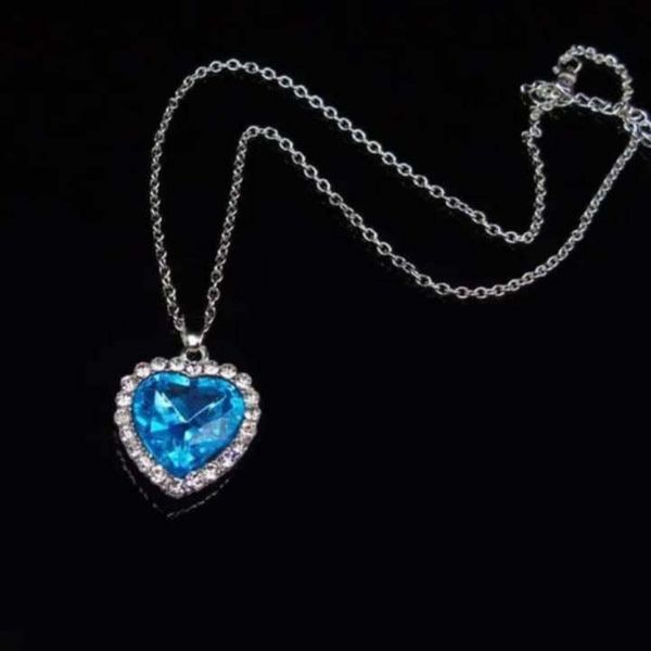 Ocean Blue Love Pendent