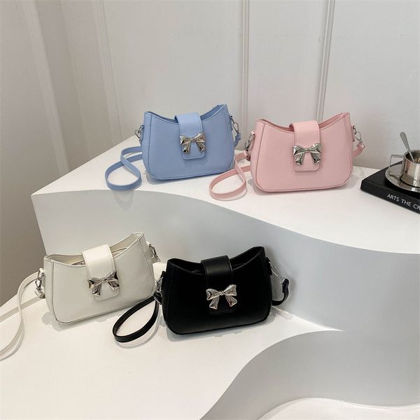 Trendy Bow bag with long belt