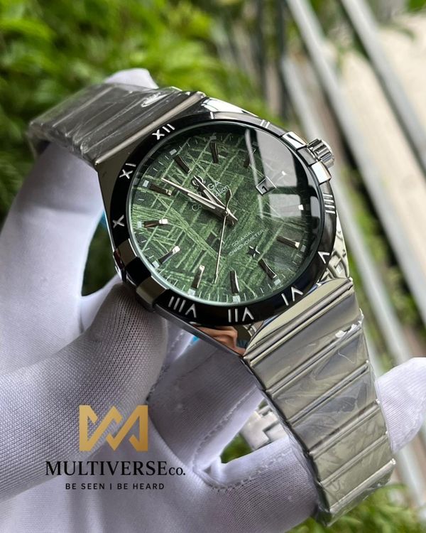 OMEGA CONSTELLATION METEORITE GREEN DIAL (AA)