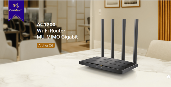 TP-Link Archer C6 Gigabit Dual-Band Wi-Fi Router