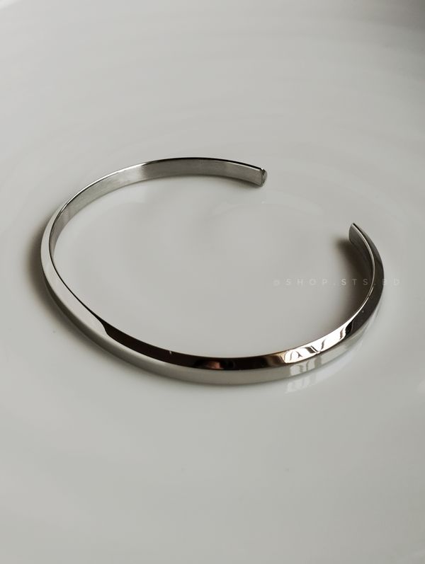 Benedict cuff bracelet - silver [ unisex ]
