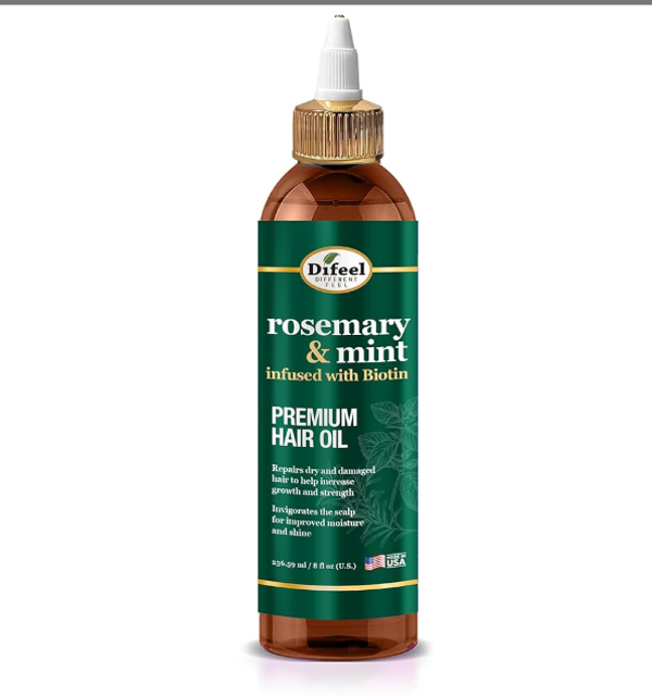 Difeel Rosemary & Mint Premium Hair Oil (237 ml)  (COS1110)