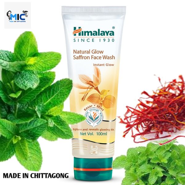 himalaya Natural Glow Saffron Face Wash 100ml