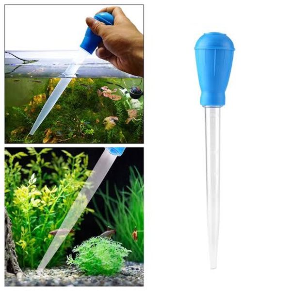 Aquarium dropper for fish feeding & cleaning small tanks