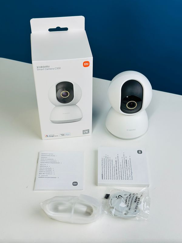 Xiaomi C300 360 Degree 2K Night Vision IP Camera- White Color