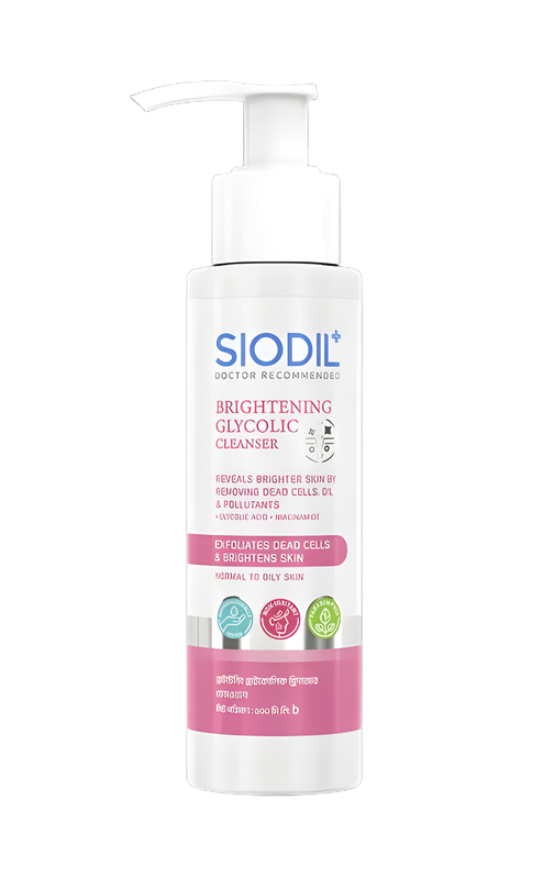 SIODIL Brightening Glycolic Cleanser 100ml - Image 1