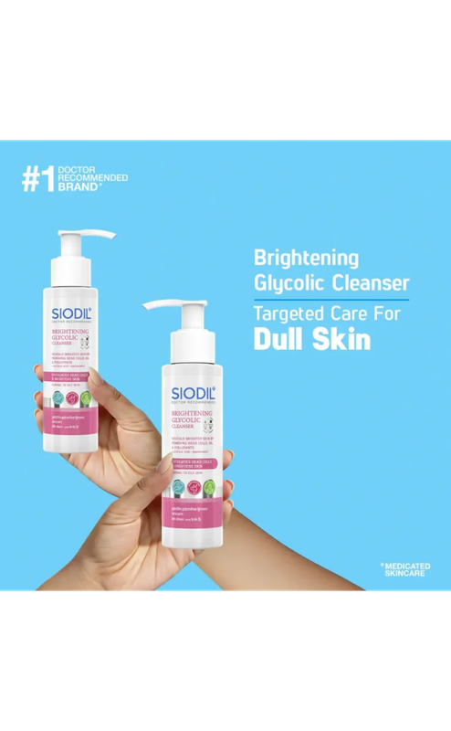 SIODIL Brightening Glycolic Cleanser 100ml - Image 2