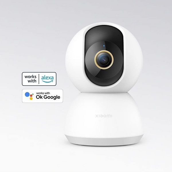 Xiaomi C300 360 Degree 2K Night Vision IP Camera- White Color