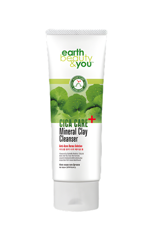 Earth Beauty & You Cica care + Mineral Clay Cleanser Anti-Acne Derma Solution 100ml - Image 1