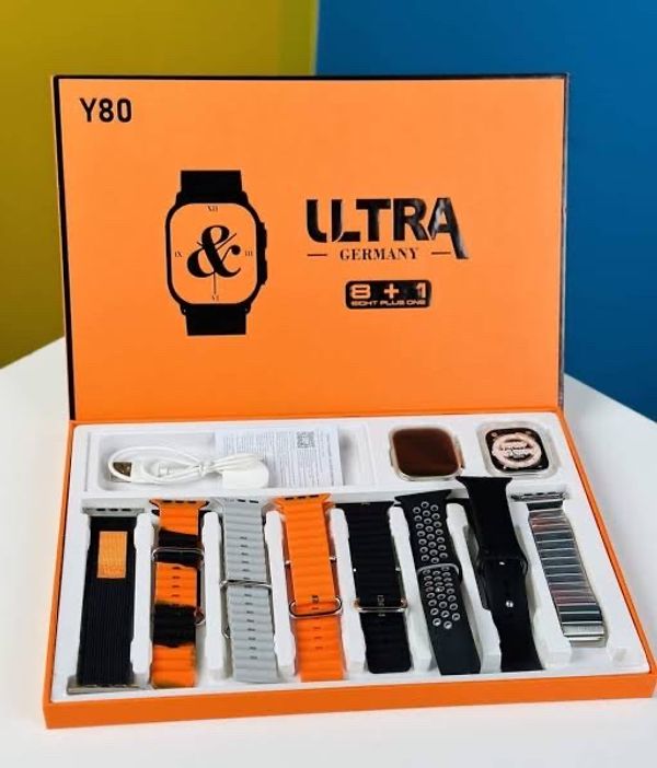 Y80 Ultra smartwatche 8+1 strap touchscreen and Bluetooth calling with 2.02" Display