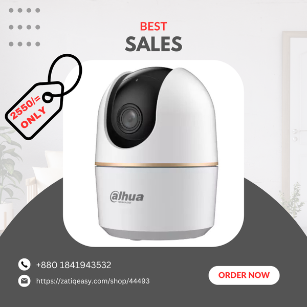 Dahua DH-IPC-H3AE 3MP Indoor Fixed-focal Wi-Fi Pan & Tilt WiFi Came