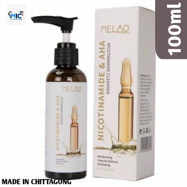 Melao Nicotinamide & AHA Cleanser 100ml
