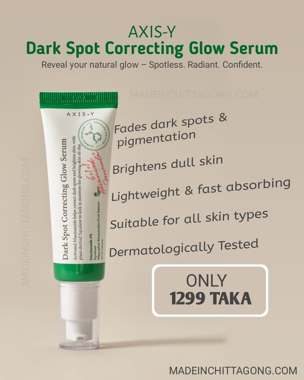Axis-Y Dark Spot Correcting Glow Serum – 50ml | Korean Brightening Serum for Dark Spots & Pigmentation