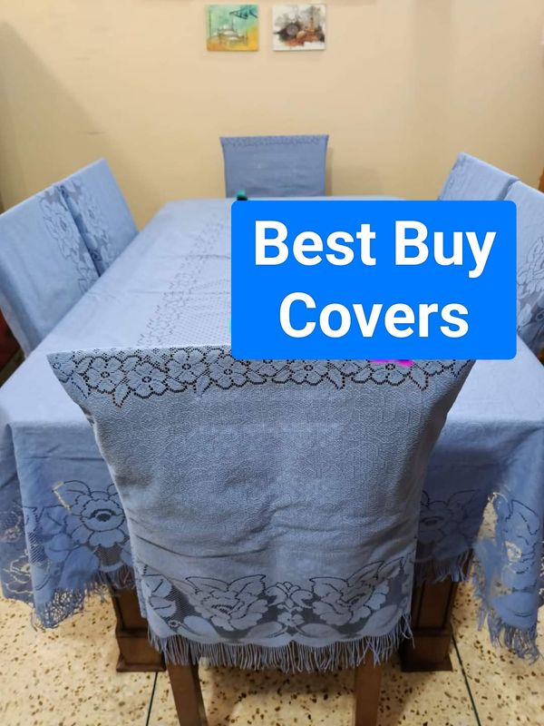 Indian Erotica Design 6 Seater Dining Table Cloth and chair cover(90/60)