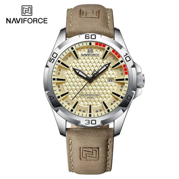 Naviforce 8023 - Silver Beige