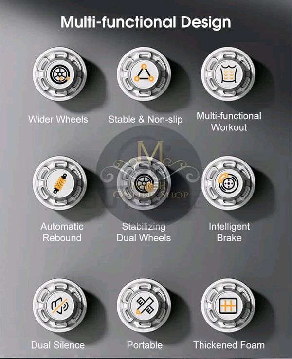 💥Outtobe Abdominal Roller Ab Wheel Roller Automatic Rebound Ab Roller Wheel - Image 5