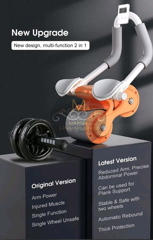 💥Outtobe Abdominal Roller Ab Wheel Roller Automatic Rebound Ab Roller Wheel - Image 9
