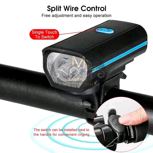 💥Outtobe Bicycle Lamp Headlight Multi-Function 2-In-1 Headlight With Speaker - Image 2