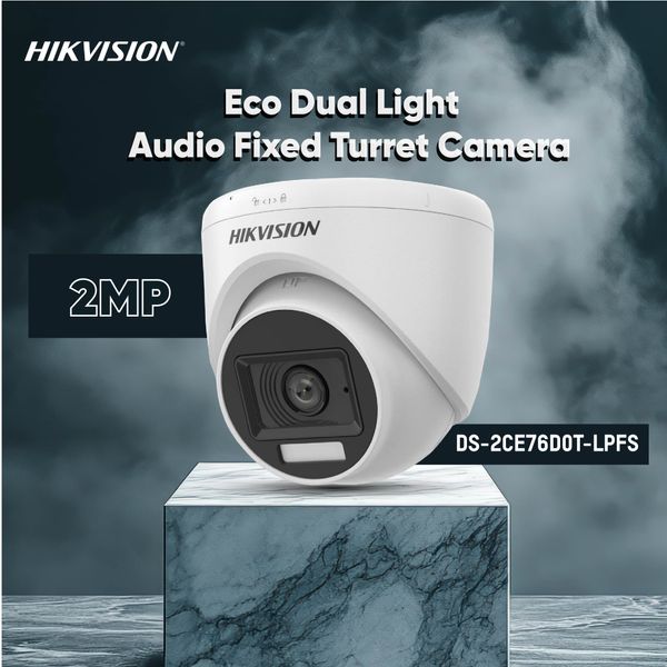 হিকভিশন ইকো ডুয়াল লাইট ক্যামেরা; DS-2CE76D0T-LPFS