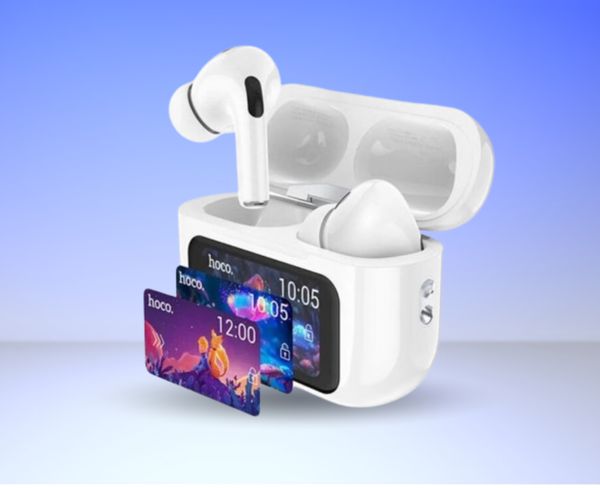 Hoco EW72 ANC TWS Earbuds With HD Display