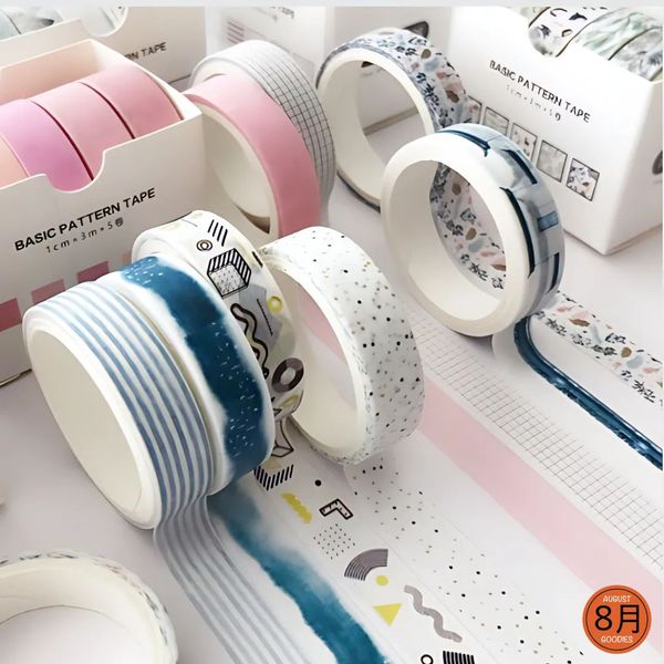 5 pieces set washi tapes