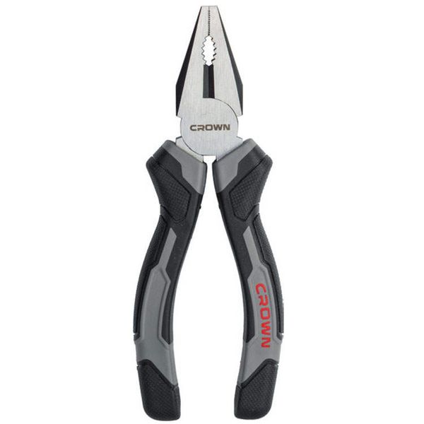 CROWN Professional Combination plier, ( 6" | 7" | 8" ), CR-V, Polishing after blackening; CPHPL- COA06