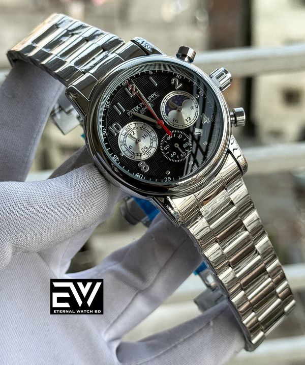 PATEK CHAIN CHRONO BLACK DIAL