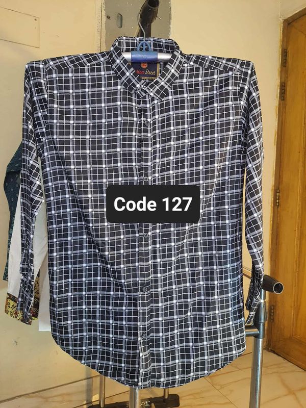 PRINTED SHIRT COTTON, STOCK CLEARANCE
