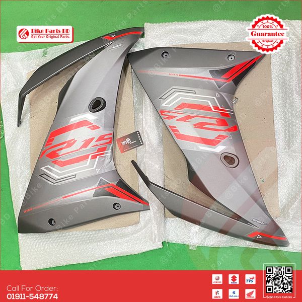 1/2 Part for Yamaha R15 V3 (Thunder Grey-BS6) bike.