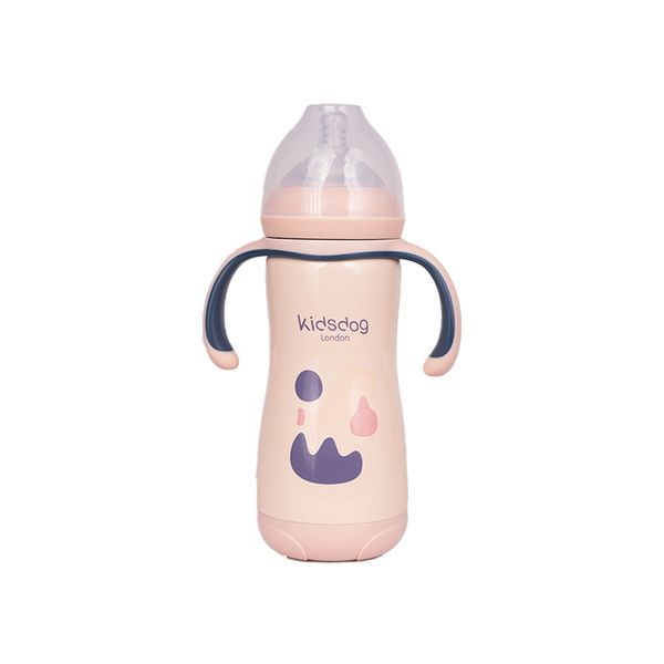 300ml SS Thermos Hot & Cool Feeder Bottle - FB-1701_Pink