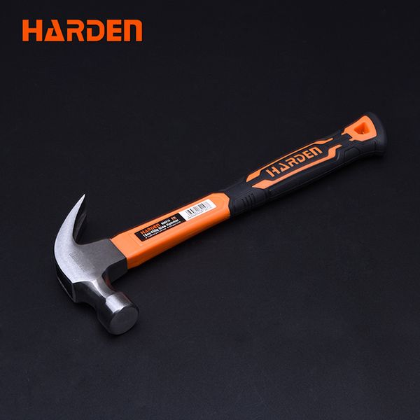 HARDEN 16oz Claw Hammer, 500gm, Fiberglass Handle; 590215
