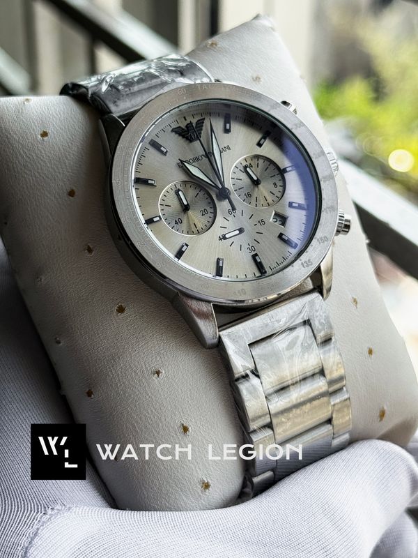 ARMANI CH MATT SILVER SILVER DIAL