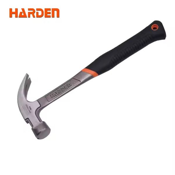HARDEN Claw Hammer (250gm (8oz) | 500gm (16oz)), Steel Shaft with Rubber Handle; 590210 | 590211