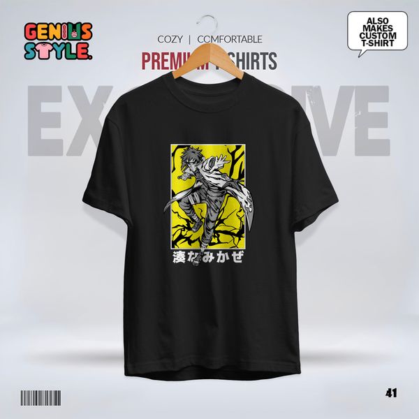 Minato Namikaze (Naruto) Anime Drop Shoulder T-shirt - 41