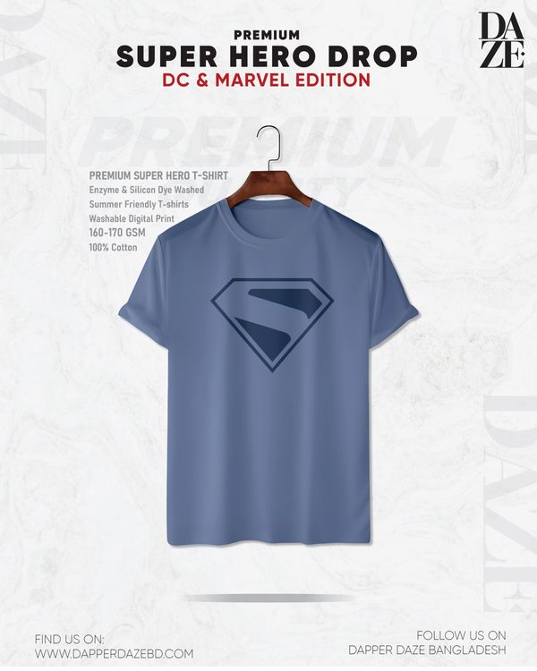 SH0119 Super Hero Superman T-shirt