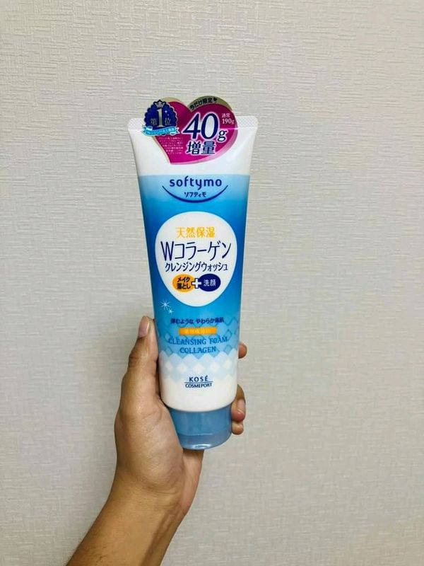 kose softymo cleansing foam collagen