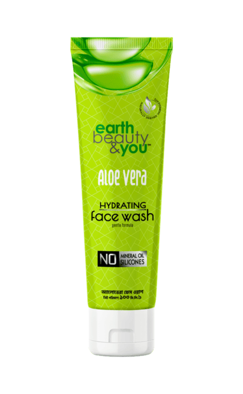 Earth Beauty & You Aloe Vera Face Wash Earth Beauty & You 100ml - Image 1
